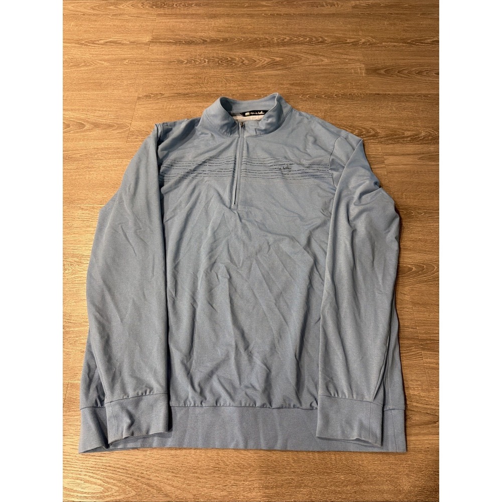 MEN'S TRAVIS MATHEW HERITAGE PULLOVER, SIZE: XL, COLOR: HEATHER RIVIERA (M5)